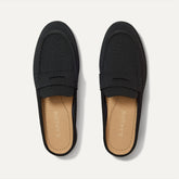 The Penny Loafer Mule - Black