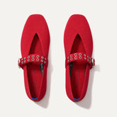 The Max Buckle Mary Jane - Cherry