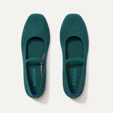The Max Square Mary Jane - ReVelvet™ Everglade