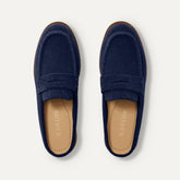 The Penny Loafer Mule - ReVelvet™ Navy