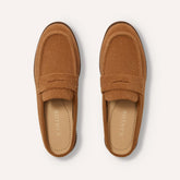 The Penny Loafer Mule - ReVelvet™ Caramel