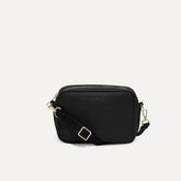 The Crossbody Camera Bag - Black Licorice Open-Knit