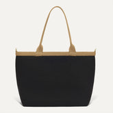 The Lightweight Zip Tote - Black Espresso Open-Knit