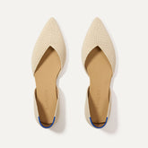 The D'Orsay Point - Conch Raffia-Knit