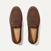 The Penny Loafer - Cinnamon Raffia-Knit