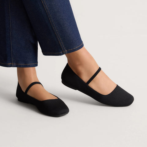 The Max Square Mary Jane - Black