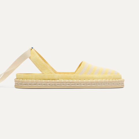 The D'Orsay Espadrille - Sunshine Stripe