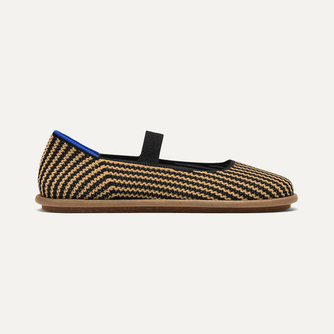 The Cruiser Mary Jane - Toffee Stripe