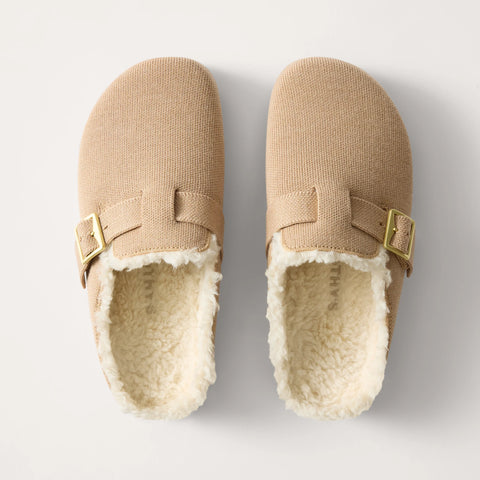The Teddy Buckle Clog - Honey