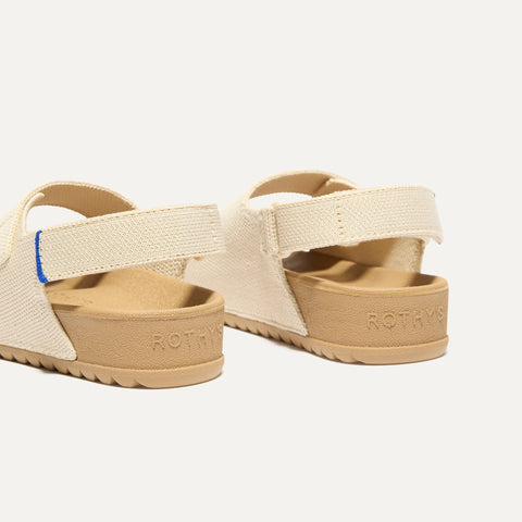 The Kids Double Strap Sandal - Conch
