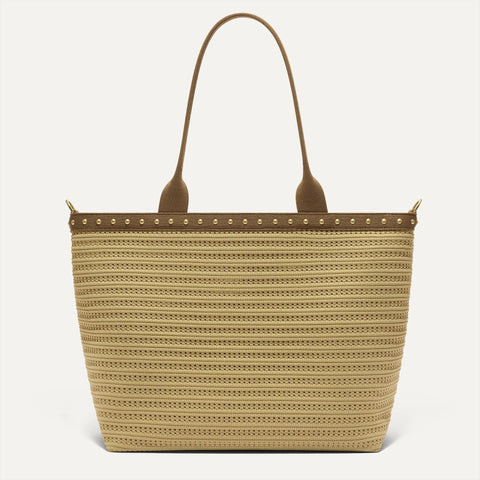 The Lightweight Zip Tote - Brown Butter Crochet
