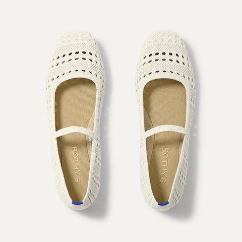 The Max Square Mary Jane - Sandy Crochet