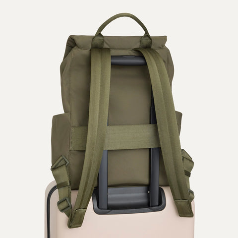 The Travel Cinch Backpack - Forest