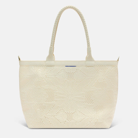 The Lightweight Zip Tote - Moonflower