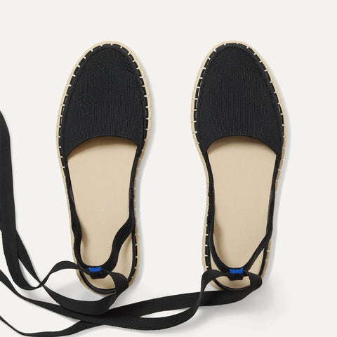 The D'Orsay Espadrille - Black