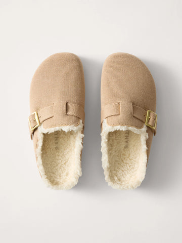 The Teddy Buckle Clog - Honey