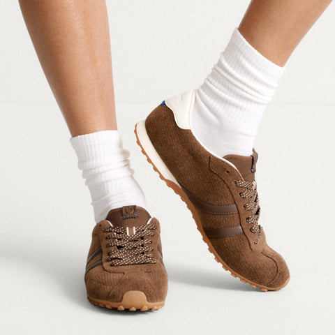The Ivy Sneaker - ReVelvet™ Cinnamon