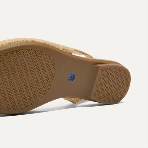 The Almond Slingback - Eyelet Frappe