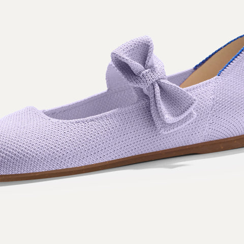 The Kids Tux Bow Mary Jane - Soft Orchid