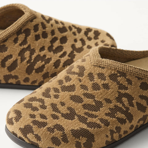 The Casual Clog - ReVelvet™ Khaki Cat