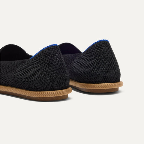 The Cruiser Loafer - Black Raffia-Knit