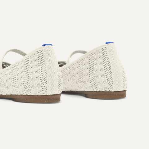 The Max Square Mary Jane - Sandy Crochet