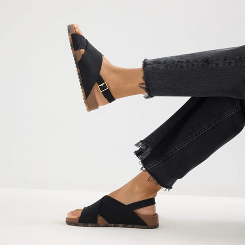 The Weekend Sandal - Black