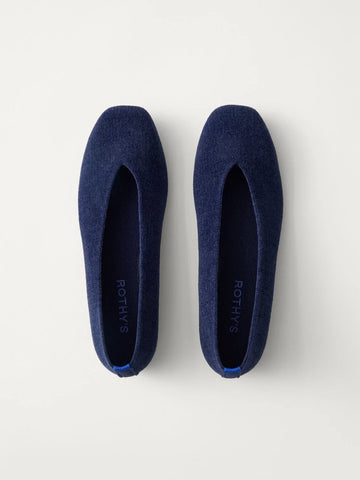 The Max Square Ballerina - ReVelvet™ Navy