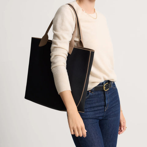 The Lightweight Tote - Black Portobello