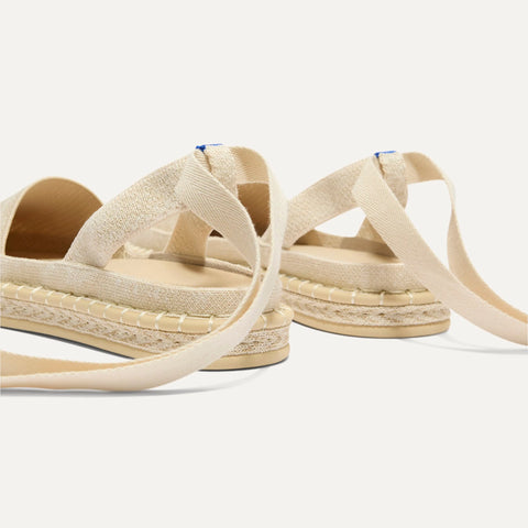 The D'Orsay Espadrille - Seashell