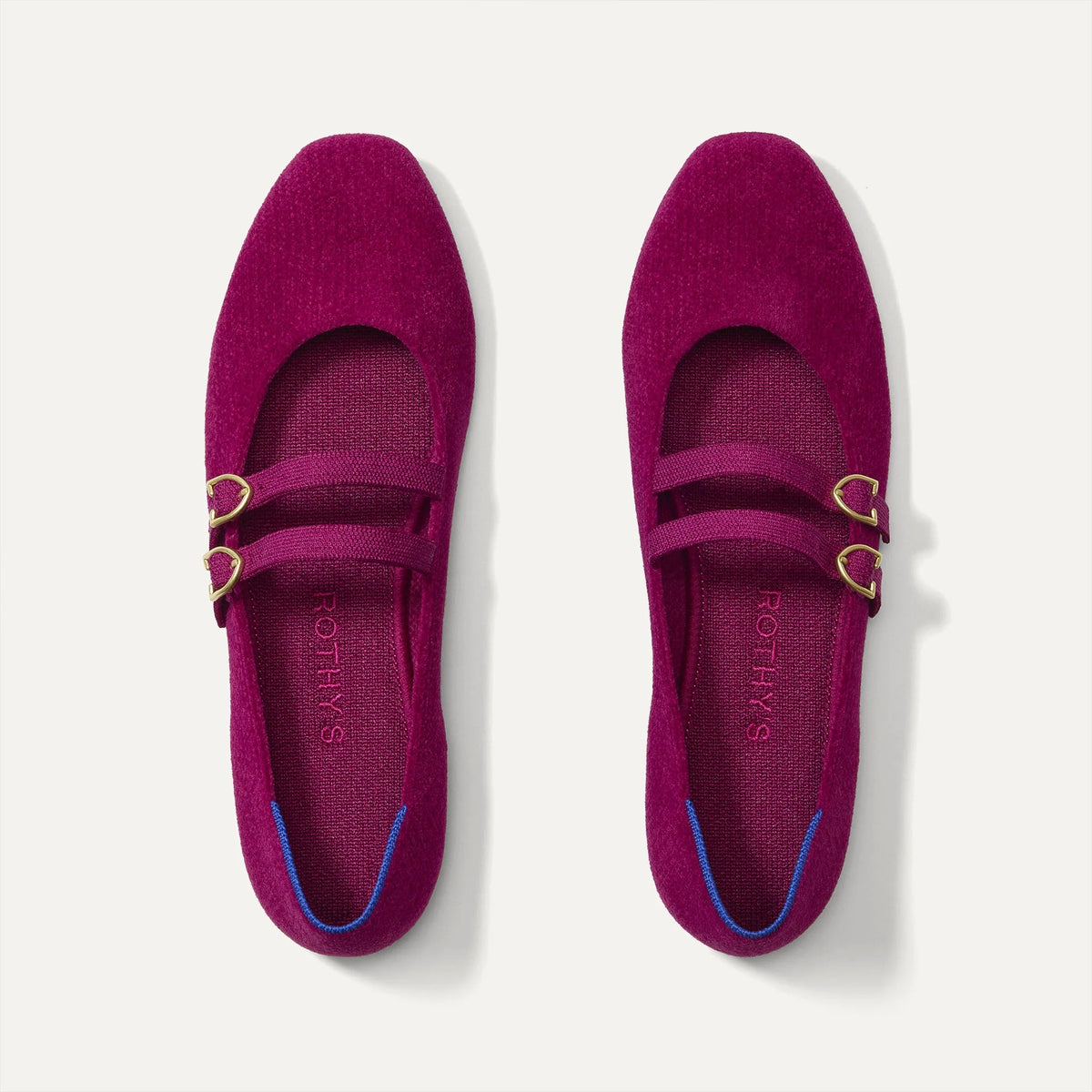 The Double Buckle Mary Jane - ReVelvet™ Mulberry