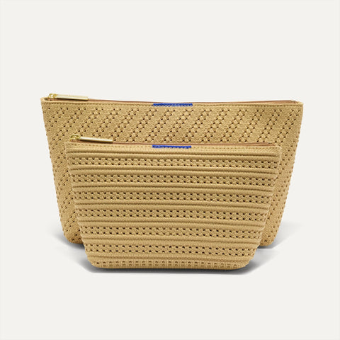 The Travel Pouch Set - Brown Butter Crochet