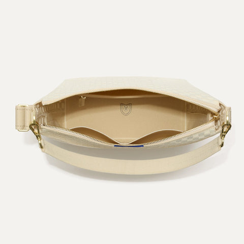 The Mini Zip Bucket - White Sand