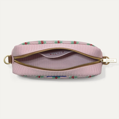 The Crossbody Camera Bag - Watermelon Market Stripe