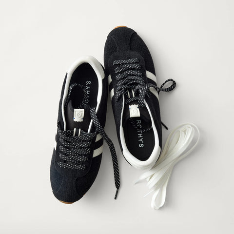 The Ivy Sneaker - ReVelvet™ Black