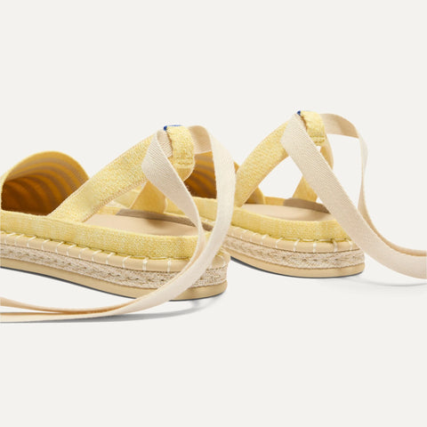 The D'Orsay Espadrille - Sunshine Stripe