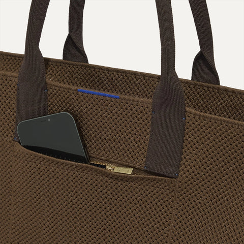 The Classic Tote - Cinnamon Open-Knit