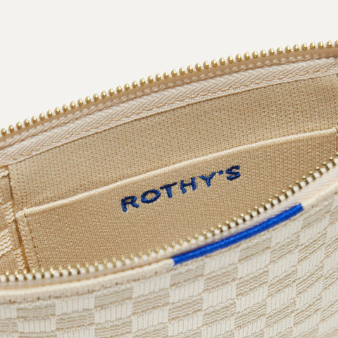The Wallet Wristlet - Vanilla Basketweave