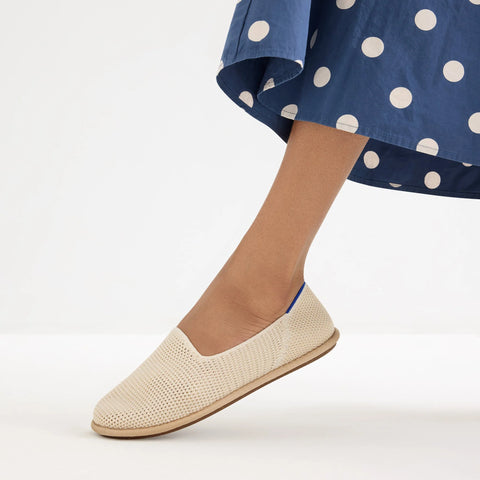 The Cruiser Loafer - White Raffia-Knit
