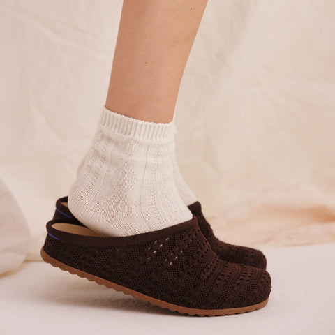The Casual Clog - Chocolate Crochet
