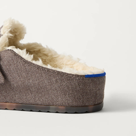 The Teddy Buckle Clog - Porcini