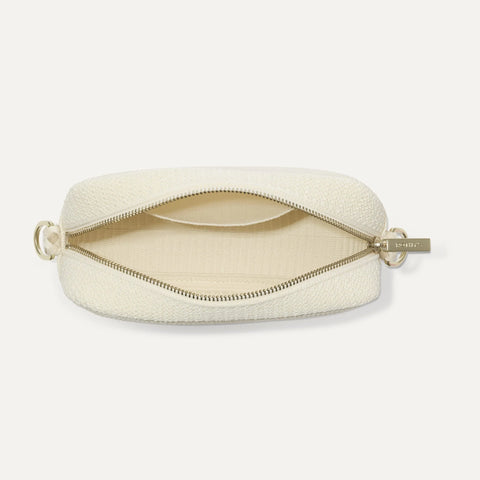 The Crossbody Camera Bag - Cream Twist Open-Knit