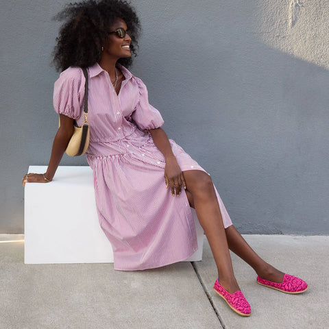 The Cruiser Loafer - Fuchsia Bloom