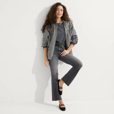 The Double Buckle Mary Jane - ReVelvet™ Black