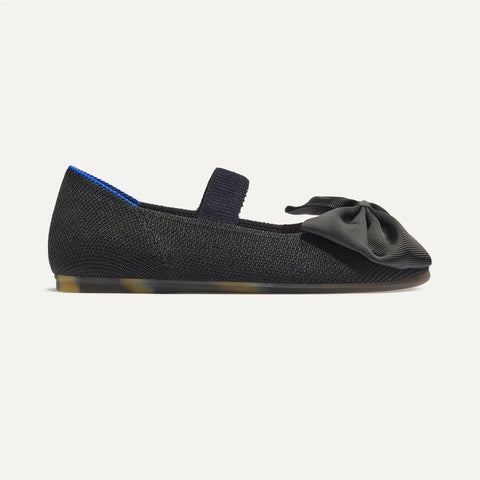 The Kids Big Bow Mary Jane - Black