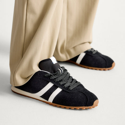 The Ivy Sneaker - ReVelvet™ Black