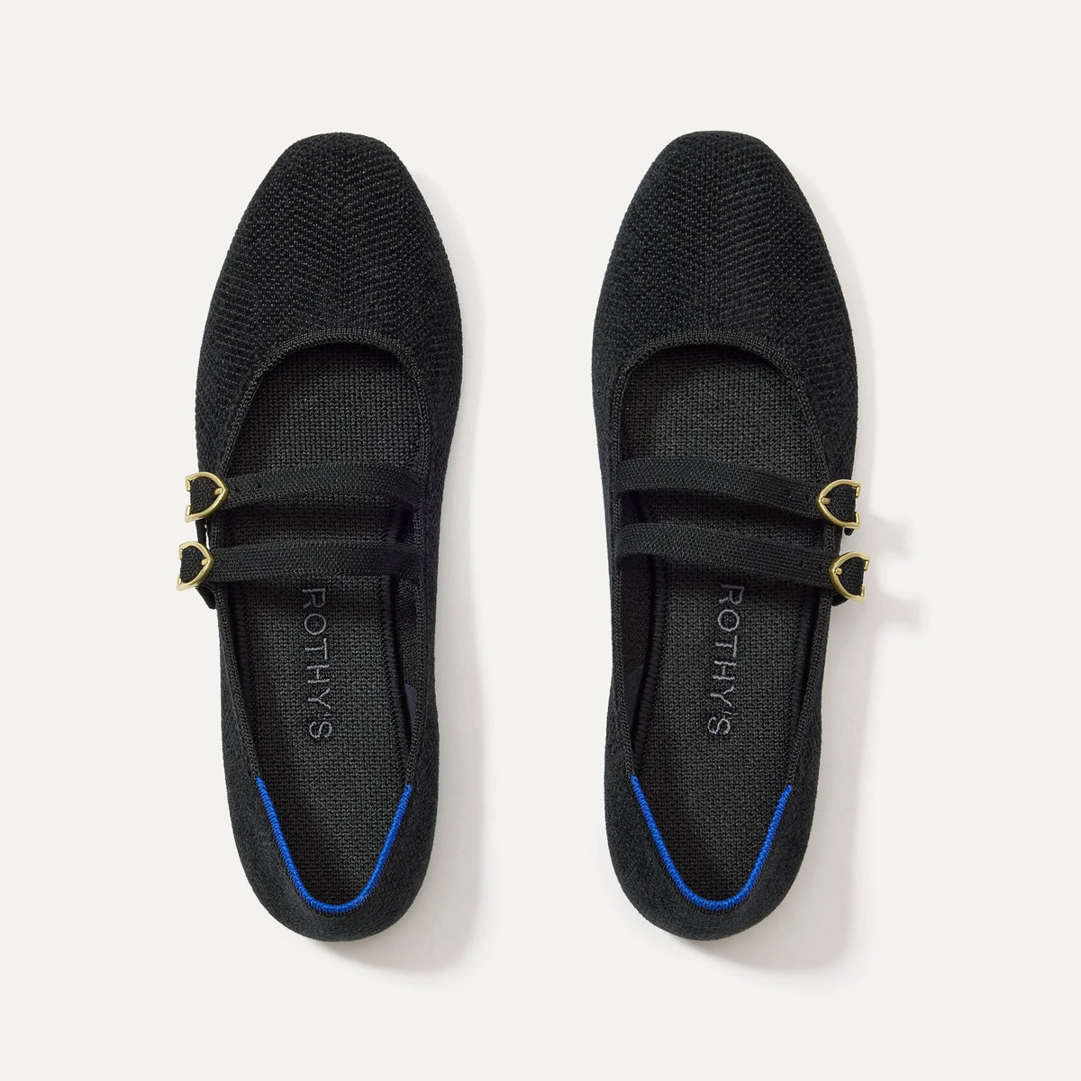 The Double Buckle Mary Jane - ReVelvet™ Black