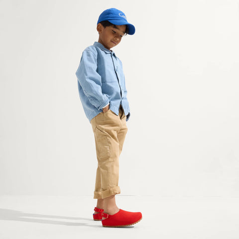 The Kids Clog - Firetruck Red