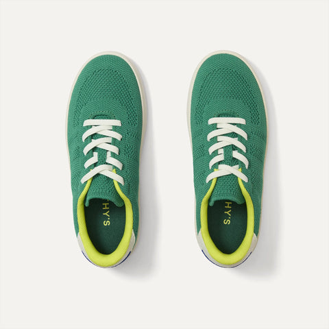 The Kids Stretch Sneaker - Emerald Pop