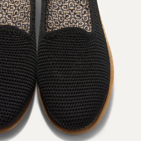 The Cruiser Loafer - Black Raffia-Knit